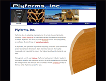 Tablet Screenshot of plyformsinc.com